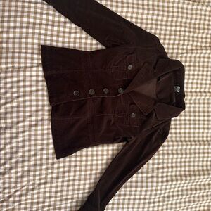 Y2k Brown Corduroy Jacket (M)
